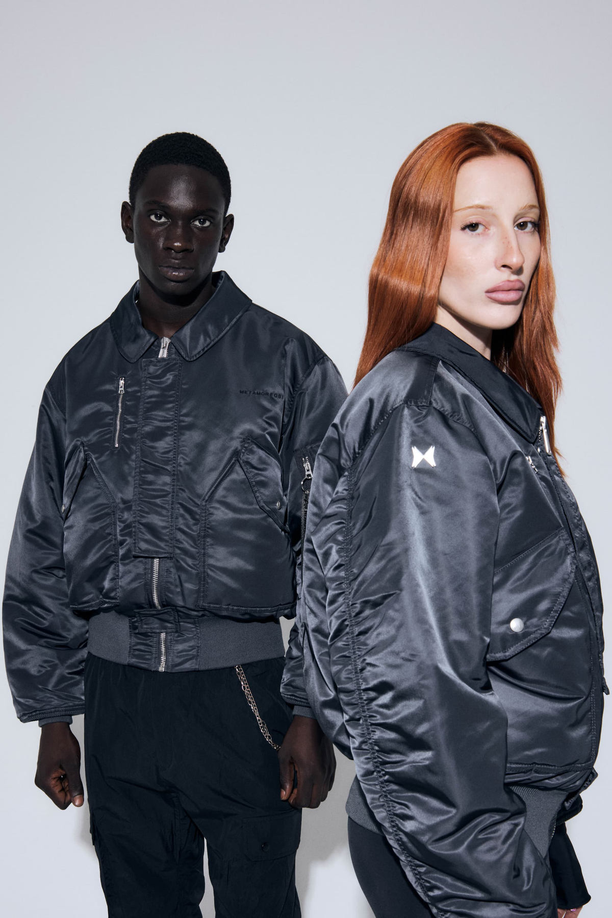 METAMORFOSI x ALPHA CWU Loose Bomber Jacket